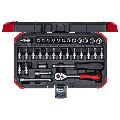 Gedore 3300051 / Ratschen- und Bitsatz / 1/4" / 33-tlg