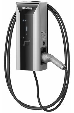 Siemens VersiCharge GEN3 1f Parent / Elektroauto-Ladegerät / Typ-2-Buchse / 7,4 kW / 1 Phase / 7 m