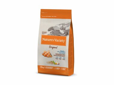 Nature's Sorte Original für kastrierte Katzen mit Lachs 1,25kg / Granulat für Katzen