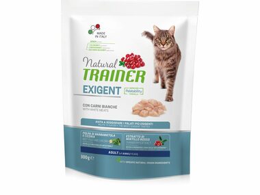 Trainer Natural Cat Exigent Geflügelfleisch 300g / Granulat für Katzen / für ausgewachsene Katzen