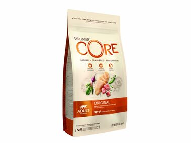 Wellness Core Cat Original Adult All Breeds Truthahn und Huhn 1,75kg / Granulat für Katzen / für erwachsene Katzen