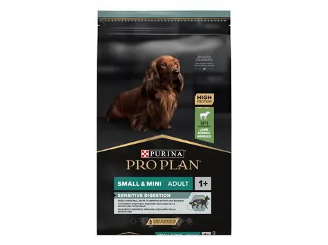 PURINA Pro Plan Dog Sensitive Digestion Adult Small&Mini Lamm 7 kg / Futter für Hunde kleiner und Zwergrassen