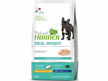 Trainer Natural Weight care Mini Geflügelfleisch 7kg / Alleinfuttermittel für ausgewachsene Hunde kleiner und Minirassen