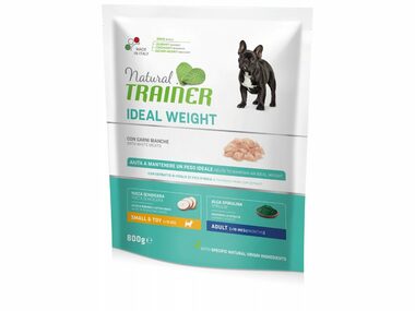 Trainer Natural Weight care Mini Geflügelfleisch 800g / Alleinfuttermittel für ausgewachsene Hunde kleiner und Minirassen