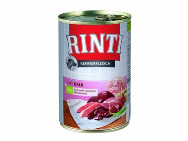 Finnern Rinti Dosenfutter für Hunde Kalb 400g