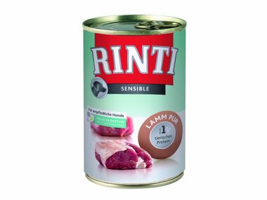 Finnern Rinti Sensible Nassfutter für Hunde Lamm 400g
