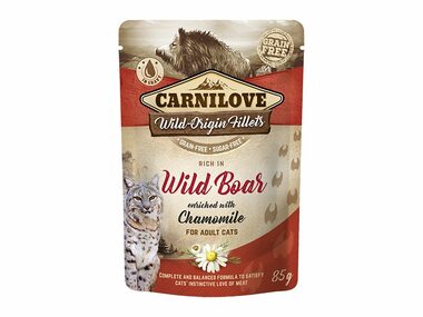 Carnilove Beutel Wildschwein mit Kamille 85g / Beutel für Hunde