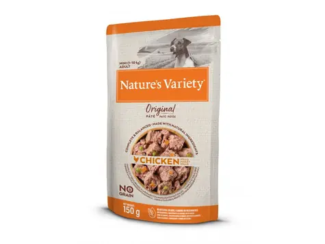 Nature's Sorte Original für kleine Hunde mit Huhn 150g / Beutel für Hunde