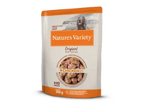 Nature's Sorte Original für mittelgroße Hunde mit Huhn 300g / Beutel für Hunde