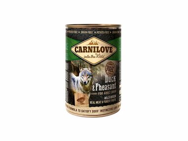 Carnilove Wildfleisch Ente & Fasan 400g / Dose für Hunde