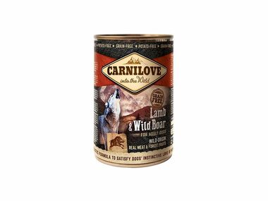 Carnilove Wildfleisch Lamm & Wildschwein 400g / Dose für Hunde