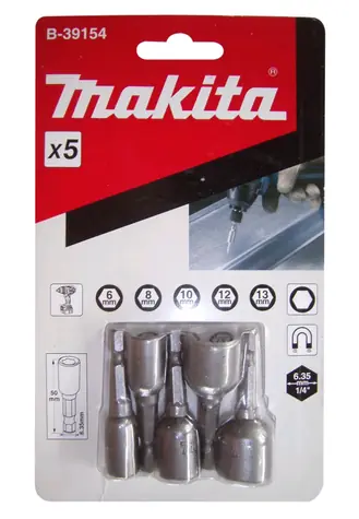 Makita B-39154 / Steckschlüsselsatz 6&8&10&12&13x50m