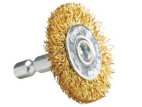 Makita D-73651 Stahldrahtbürste 38 mm / vermessingt / Sechskantklemmung