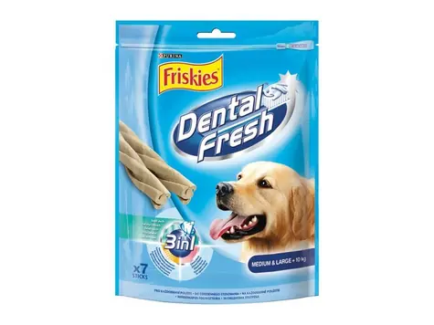 PURINA Friskies DentalFresh 3 in 1 'M' 180g / Leckerbissen für Hunde