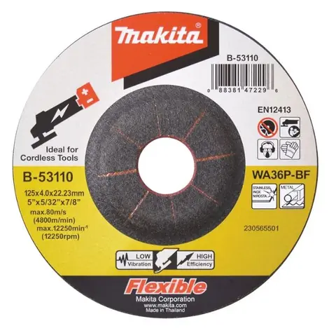 Makita B-53110 / Schleifscheibe 125 mm 4,0 x 22,23 mm