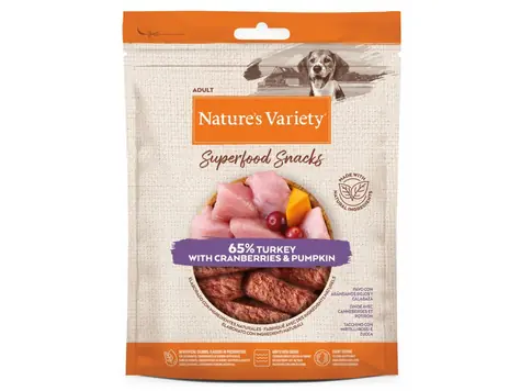 Nature's Variety Superfood Snack Truthahn 85g / Hundeleckerli