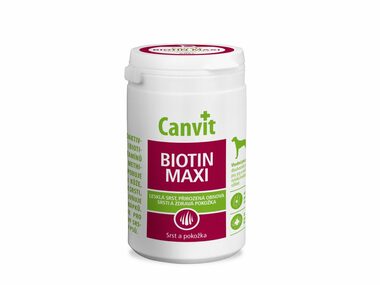 Canvit Biotin Maxi für Hunde 230g / Nahrungsergänzungsmittel für das Hundefell