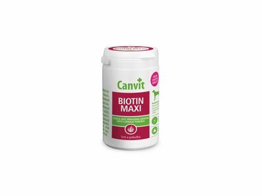 Canvit Biotin Maxi für Hunde 500g / Nahrungsergänzungsmittel für das Fell von Hunden