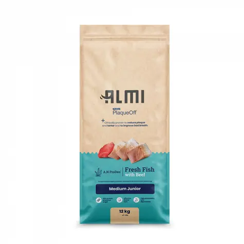 ALMI Medium Junior 12kg / Granulat für Hunde / für Welpen mittlerer Rassen ab 4 Monaten 