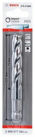 BOSCH HSS-Co 2608585845 / Spiralbohrer für Metall / 3,5 x 39/70 mm / 1 Stk