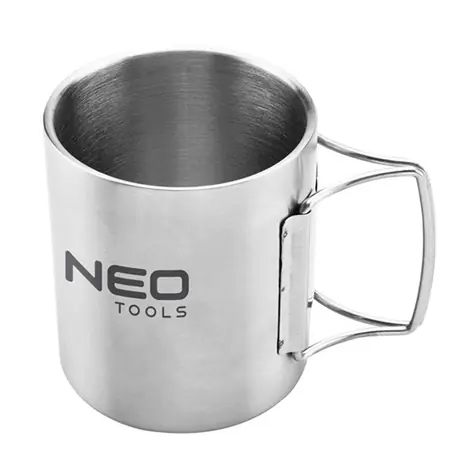 Neo Tools 63-150 grau / Touristenbecher / Aluminium / 0,3l