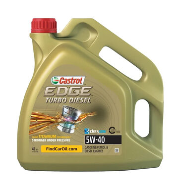 Castrol EDGE TITANIUM TURBO Diesel 5W-40 4l / Synthetisches Motoröl