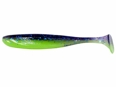 Keitech Gummiköder Easy Shiner 4" 10,2cm 5,5g Violet Lime Berry 7St