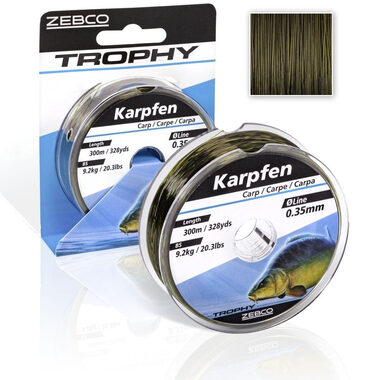 Zebco Vlasec Trophy Karpfen 300 m 0,25 mm 5 kg