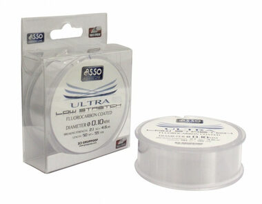 Asso Vlasec Ultra Low Stretch 50 m 0,18 mm