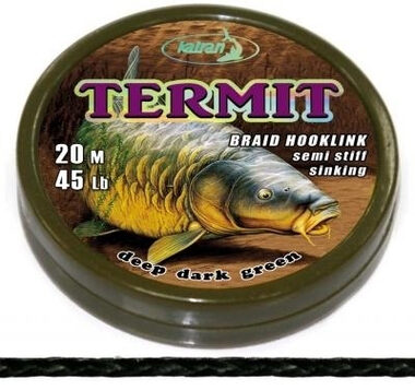 Katran-Kordel, geflochtenes Hakenglied, Termit, 20 m, 25 lb, 11,4 kg