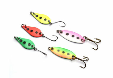 Ron Thompson Glitter Set Forelle Pack 1 2-4g 5 Stück + Köderbox