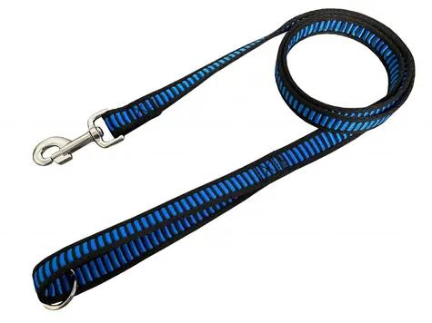 Huhubamboo Gurtleine Blau / Hundeleine / 150cm 