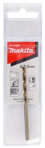 Makita D-17332 / Metallbohrer HSS-CO / 3,5 x 39/70 mm