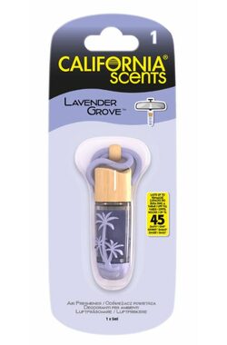 California Scents Hängefläschchen Lavender Grove / Autoduft / Lavendel / 45 Tage