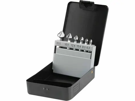 Extol-CRAFT 90° Kegelsenker 6 Stück / Durchmesser 6,3 bis 20,5mm