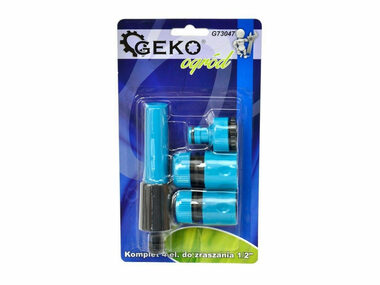 GEKO Schlauchset 4-teilig - für 1/2" / Kunststoff 