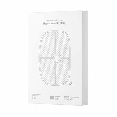 Petoneer Ersatzfilter für Petoneer SMART Pet Fountain / für Petoneer Fresco Pro und Fresco Ultra / 3 Stk 