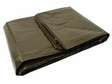 GEKO Plane PP/PE wasserdicht extra stark braun 2x4 m