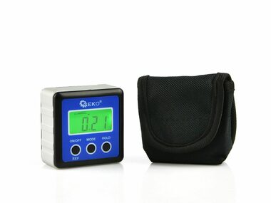 GEKO Digitale Wasserwaage - Winkelmesser (Neigungsmesser) 