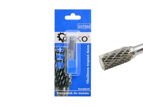 GEKO Zylindrischer Metallschneider mit Schneide 10x20mm / 6mm 