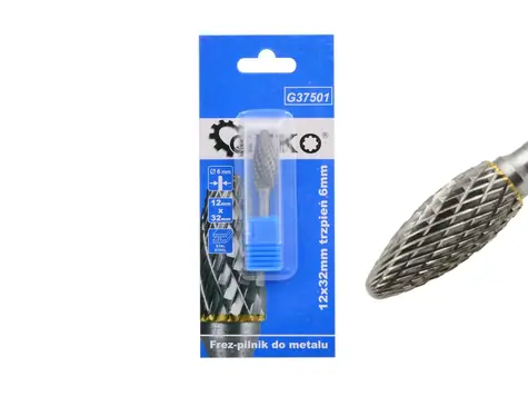 GEKO Zylindrischer Metallschneider 12x32mm / 6mm 