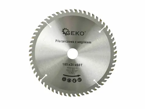 GEKO G00092 / Sägeblattvideo / 185 x 20 mm / 60T