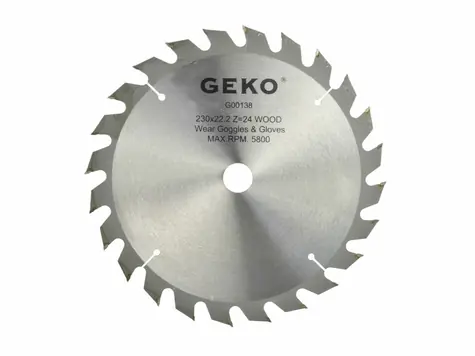 GEKO G00138 / Sägeblattvideo / 230 x 22,2 mm / 24T
