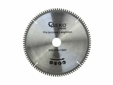 GEKO G78102 / Trennscheibe für Aluminium / 250 x 32 mm / 100T