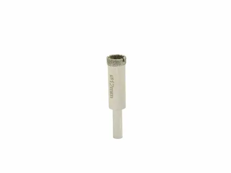 GEKO G65012 / Diamant-Kernbohrer für Fliesen / Durchmesser 12 mm / Rundschaft