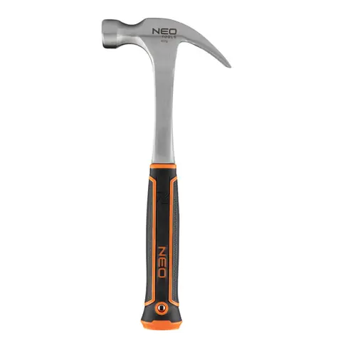 Neo Tools 25-103 Zimmermannshammer / Kopfgewicht: 450 g / Länge: 326 mm / Griff aus Bimaterial