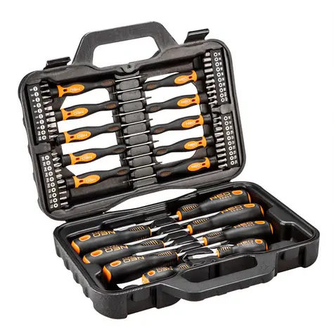 Neo Tools 04-211 Schraubendreher-Set mit Bits 58-tlg