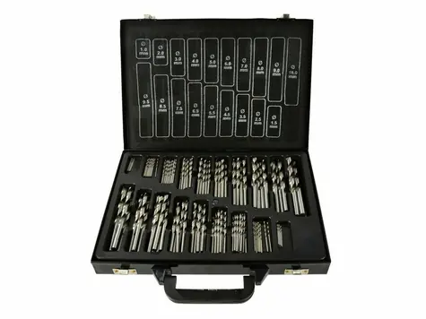 GEKO HSS-Eisenbohrer-Set 170-tlg 