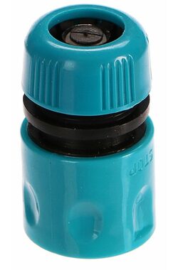 GEKO Schnellkupplung für Schlauch 1/2" - STOP-Ventil