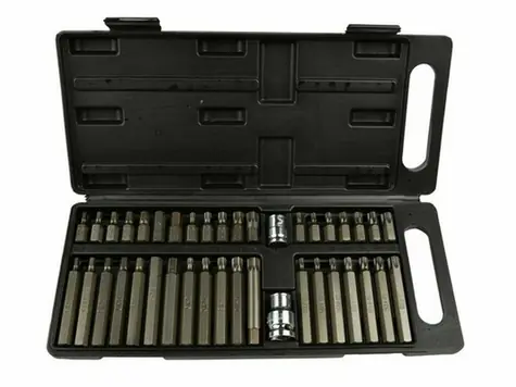GEKO Bitsatz Torx 41 Werkstatt / CrV-Stahl / Kunststoffbox 
